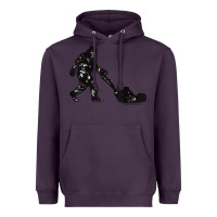 Plum mens mowing bigfoot   golf course superintendent maintenance turf t sh Heavyweight Hoodie - linhVisuals