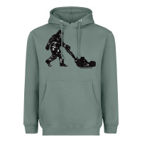 Sage mens mowing bigfoot   golf course superintendent maintenance turf t sh Heavyweight Hoodie - linhVisuals