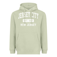 Matcha jersey city new jersey nj vintage established sports design pullover h Heavyweight Hoodie - linhVisuals