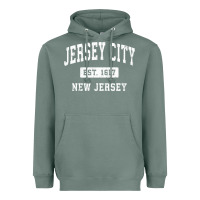 Sage jersey city new jersey nj vintage established sports design pullover h Heavyweight Hoodie - linhVisuals