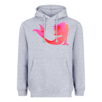 Heather Grey mermaid t  shirt pink mermaid t  shirt Heavyweight Hoodie - linhVisuals
