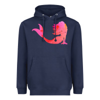 Navy mermaid t  shirt pink mermaid t  shirt Heavyweight Hoodie - linhVisuals