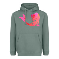 Sage mermaid t  shirt pink mermaid t  shirt Heavyweight Hoodie - linhVisuals