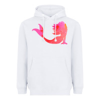 White mermaid t  shirt pink mermaid t  shirt Heavyweight Hoodie - linhVisuals
