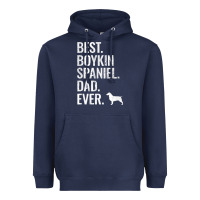 Navy mens best boykin spaniel dad ever   cool dog owner gift Heavyweight Hoodie - linhVisuals