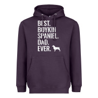 Plum mens best boykin spaniel dad ever   cool dog owner gift Heavyweight Hoodie - linhVisuals
