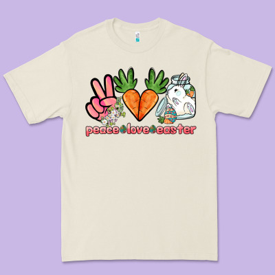 Peace Love Easter Day Premium Tee Designed By Howdyjamesfarm