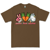 Cacao Peace love Easter Day Premium Tee - HowdyJamesFarm