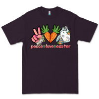 Plum Peace love Easter Day Premium Tee - HowdyJamesFarm