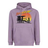 Lavender baywatch lifeguard sunset t shirt Heavyweight Hoodie - linhVisuals