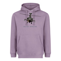 Lavender ah 64 apache longbow helicopter t shirt t shirt Heavyweight Hoodie - linhVisuals