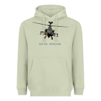 Matcha ah 64 apache longbow helicopter t shirt t shirt Heavyweight Hoodie - linhVisuals