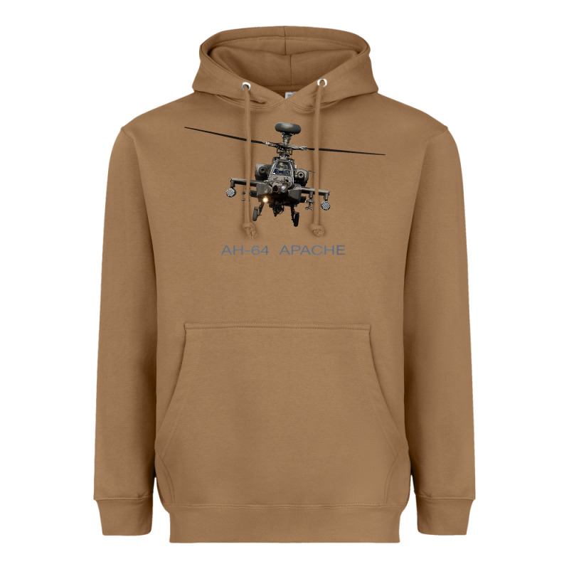 Ah 64 Apache Longbow Helicopter T Shirt T Shirt Heavyweight Hoodie by linhVisuals | Teevron