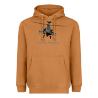 Meerkat ah 64 apache longbow helicopter t shirt t shirt Heavyweight Hoodie - linhVisuals