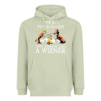 Matcha it's all fun and games until someone loses a wiener shirt Heavyweight Hoodie - linhVisuals