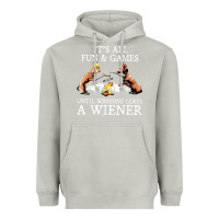 Moon Dust it's all fun and games until someone loses a wiener shirt Heavyweight Hoodie - linhVisuals