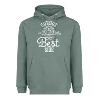 Sage outside is the best side for outdoor campers and hikers t shirt Heavyweight Hoodie - linhVisuals