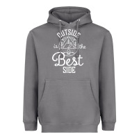Storm outside is the best side for outdoor campers and hikers t shirt Heavyweight Hoodie - linhVisuals
