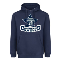 Navy the cowboys football Heavyweight Hoodie - linhVisuals