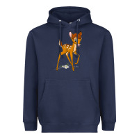 Navy bambi Heavyweight Hoodie - linhVisuals