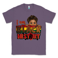 Lavender i am black history black boy peekaboo juneteenth Classic Tee - CowGirlArtShop