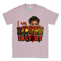 Lilac i am black history black boy peekaboo juneteenth Classic Tee - CowGirlArtShop