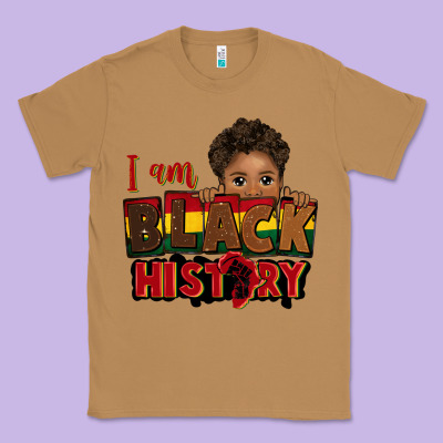 I Am Black History Black Boy Peekaboo Juneteenth Classic Tee Designed By Cowgirlartshop