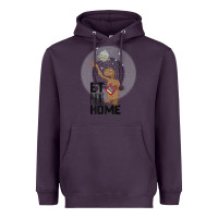 Plum e.t. phone home spaceship flying away premium t shirt Heavyweight Hoodie - linhVisuals