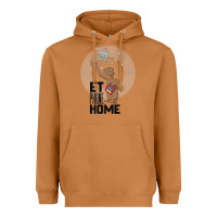 Meerkat e.t. phone home spaceship flying away premium t shirt Heavyweight Hoodie - linhVisuals