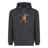 Smoke bambi Heavyweight Hoodie - linhVisuals