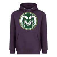 Plum The colorado state rams Heavyweight Hoodie - linhVisuals