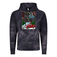 Cloud Black Small Town Christmas Vintage Hoodie - FaDigitalArtStudio