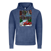 Vintage Denim Small Town Christmas Vintage Hoodie - FaDigitalArtStudio