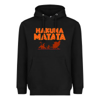 Black lion king hakuna matata Heavyweight Hoodie - linhVisuals