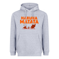 Heather Grey lion king hakuna matata Heavyweight Hoodie - linhVisuals