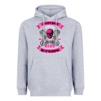 Heather Grey biker gear motorcycle gifts biker chick i ride my biker tank top Heavyweight Hoodie - linhVisuals