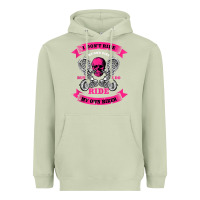Matcha biker gear motorcycle gifts biker chick i ride my biker tank top Heavyweight Hoodie - linhVisuals