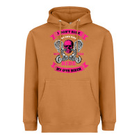 Meerkat biker gear motorcycle gifts biker chick i ride my biker tank top Heavyweight Hoodie - linhVisuals