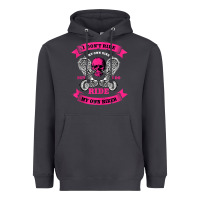 Smoke biker gear motorcycle gifts biker chick i ride my biker tank top Heavyweight Hoodie - linhVisuals