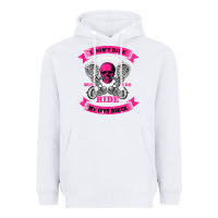 White biker gear motorcycle gifts biker chick i ride my biker tank top Heavyweight Hoodie - linhVisuals