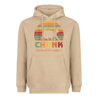 Mushroom chonk cat scale meme retro oh lawd he comin' memes t shirt Heavyweight Hoodie - linhVisuals