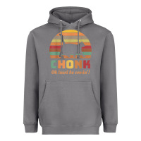 Storm chonk cat scale meme retro oh lawd he comin' memes t shirt Heavyweight Hoodie - linhVisuals