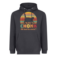 Smoke chonk cat scale meme retro oh lawd he comin' memes t shirt Heavyweight Hoodie - linhVisuals