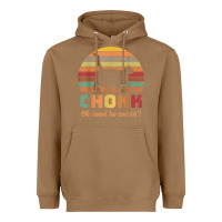 Toasted Coconut chonk cat scale meme retro oh lawd he comin' memes t shirt Heavyweight Hoodie - linhVisuals