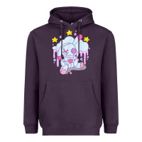 Plum bunny pastel goth voodoo doll t shirt Heavyweight Hoodie - linhVisuals