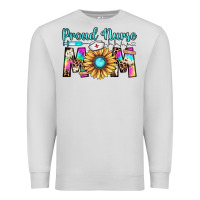 Dove Grey proud nurse mom Premium Sweatshirt - JahusDesignShop
