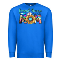 True Royal proud nurse mom Premium Sweatshirt - JahusDesignShop