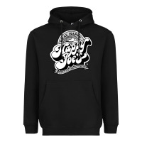 Black happy joes pizza Heavyweight Hoodie - linhVisuals