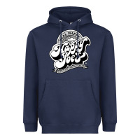 Navy happy joes pizza Heavyweight Hoodie - linhVisuals