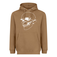 Toasted Coconut creepy cool egirl eboy pastel goth vaporwave glitch skull sweatshirt Heavyweight Hoodie - linhVisuals